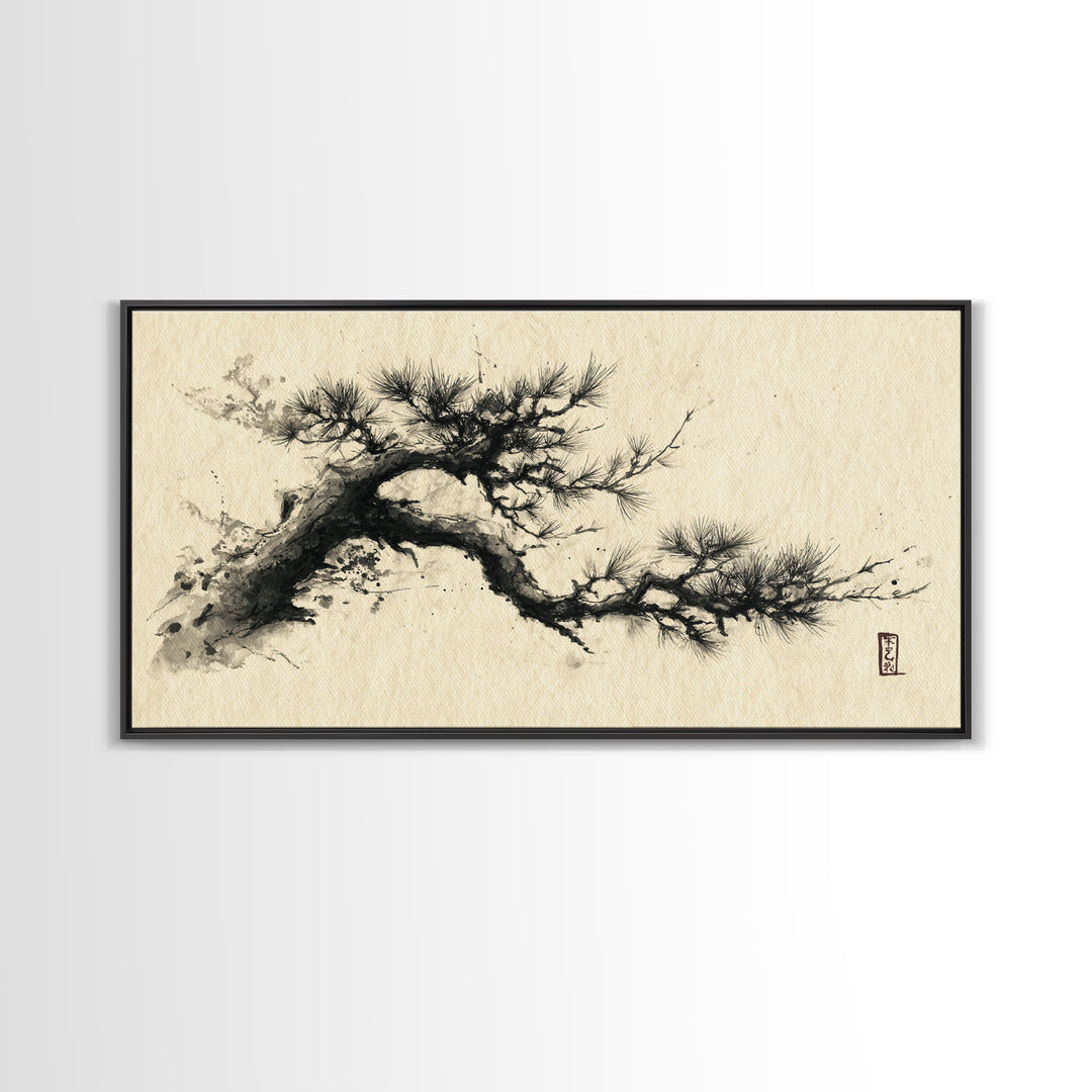 Peaceful Ocean Beach At Sunset Canvas Print Warm Tones Coastal Wall Art Large Framed Canvas Print Tropical Decor
