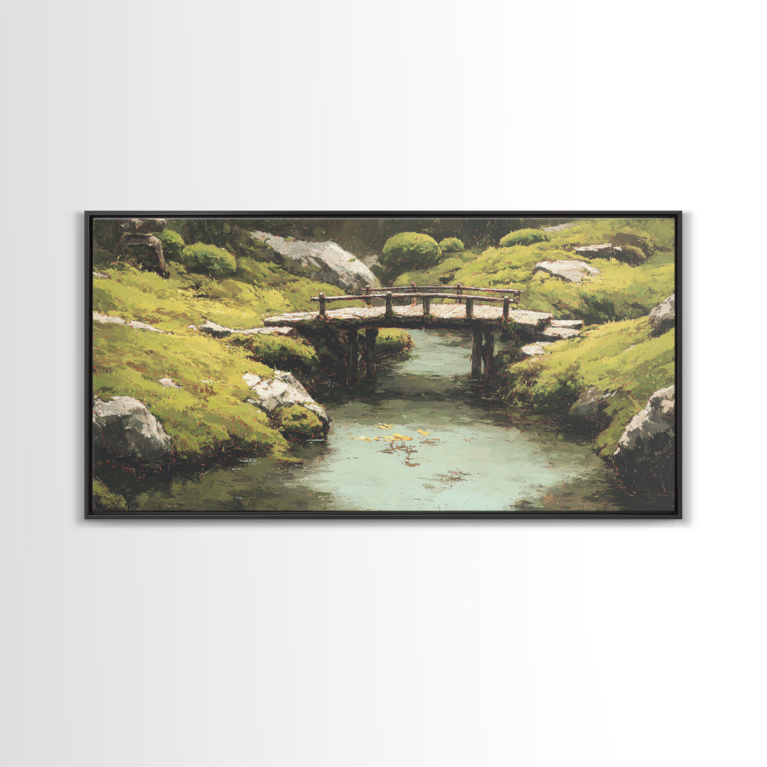 Serene Lake At Dawn With Fisherman In Rowboat And Misty Atmosphere Wall Art