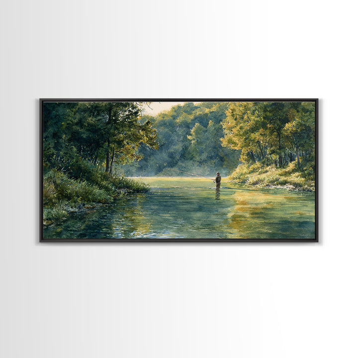 Stunning Sunset Over Majestic Mountain Landscape With Warm Light Large Framed Canvas Print Modern Wall Art For Living Room Decor