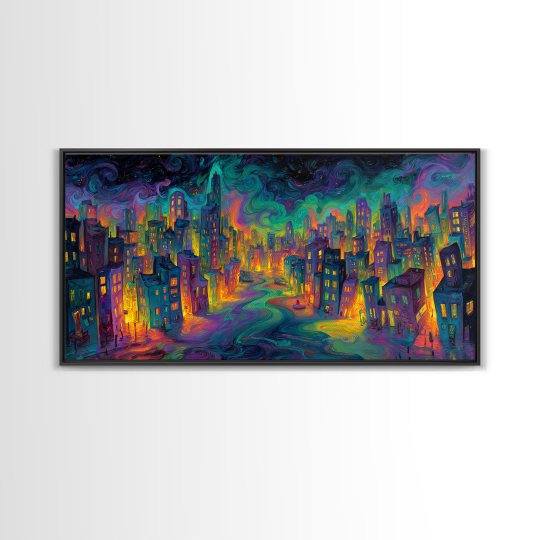 Golden Buddha Street Art Mural Framed Canvas Print Spiritual Wall Art Home Decor Contemporary Art Living Room Decor