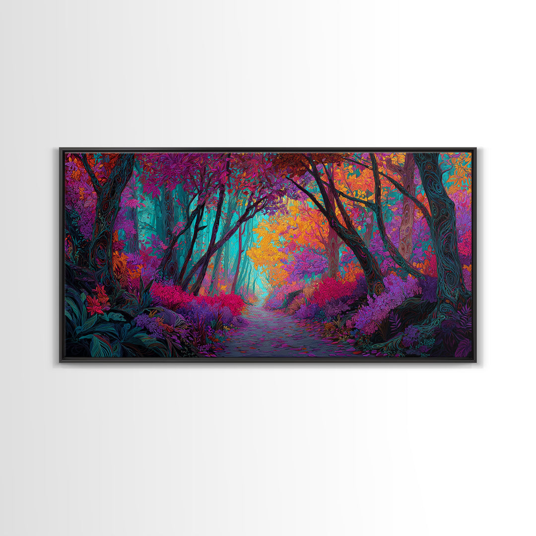 Quiet Desert Road Sunset Landscape Painting Large Wall Art Canvas Print Modern Rustic Home Decor Western Style