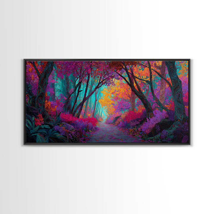 Quiet Desert Road Sunset Landscape Painting Large Wall Art Canvas Print Modern Rustic Home Decor Western Style