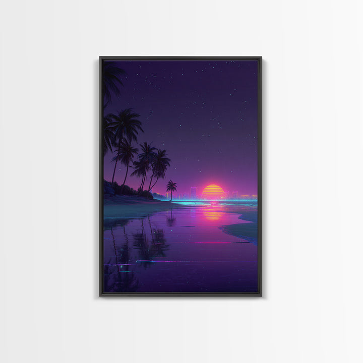 Beautiful Sunny Picnic Under Trees Landscape Painting Wall Art For Cozy Living Room Decor And Rustic Home Style Framed Canvas Print