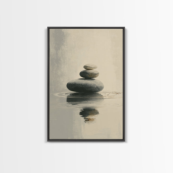 Atmospheric Misty Forest Cabin Warm Interior Oil Painting Wall Art Framed Canvas Print For Cozy Rustic Decor