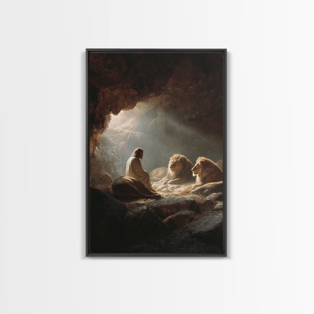 Epic Fantasy Knight Holding Sword Lightning Sky Dramatic Painting | Modern Canvas Print Wall Art For Home Decor Office