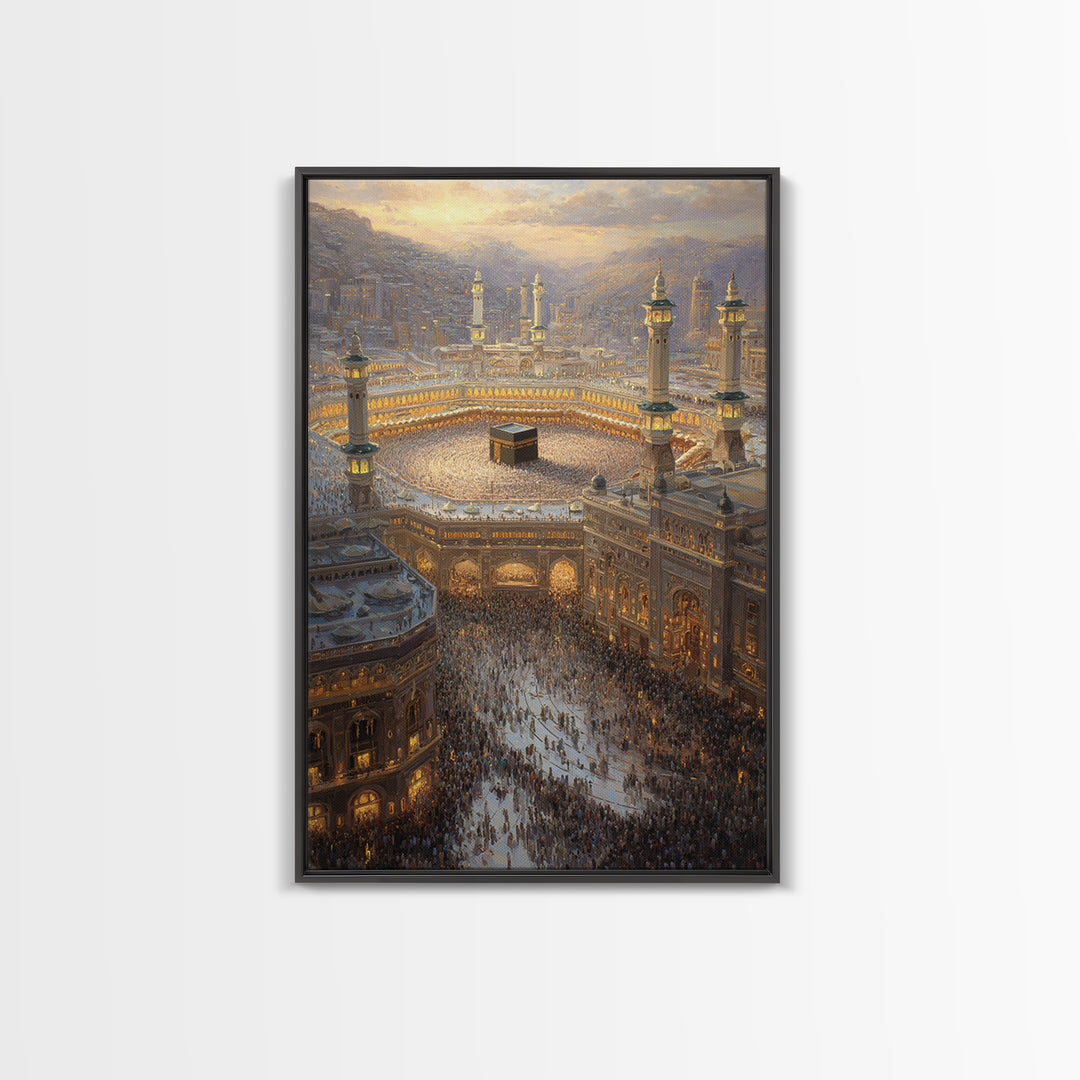 Vibrant Sunrise Over Serene Lake With Kayaker Watercolor Painting Canvas Print Home Decor Wall Art