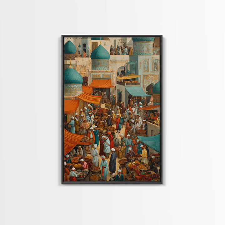 Medieval Knight Kneeling In Church With Sword And Candlelight Wall Art Framed Canvas Print For Spiritual Decor