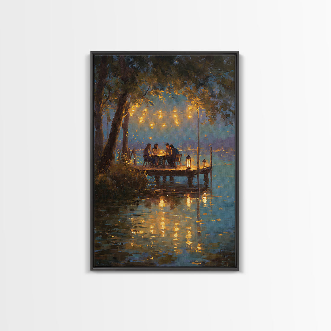 Vibrant Retro Futuristic Sunset With Lightning Over Neon Mountains Wall Art Canvas Print Modern Art For Home