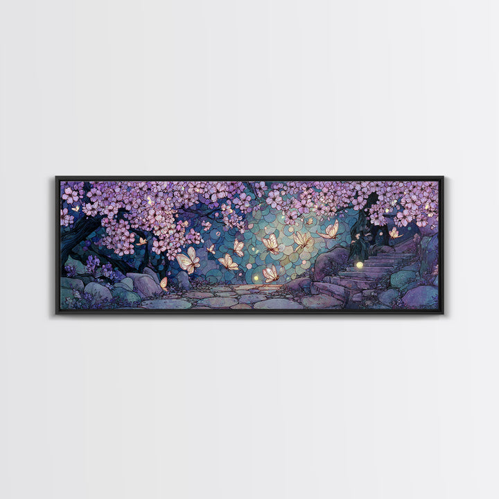 Fantasy Epic Battle Scene With Sorcerer Wielding Lightning Over Majestic Mountain Wall Art