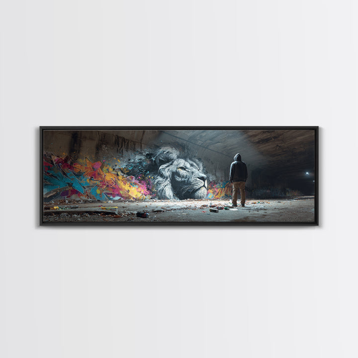 Biblical Moses Parting The Red Sea Epic Fantasy Wall Art Canvas Print Inspired By Legendary Story For Spiritual Home Decor And Office Art