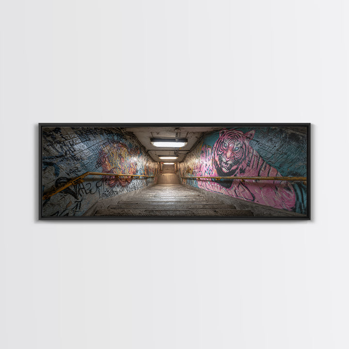 Fantastical Medieval Knight Amid Flames Fantasy Art Dark Dramatic Wall Art Canvas Print Gothic Home Decor