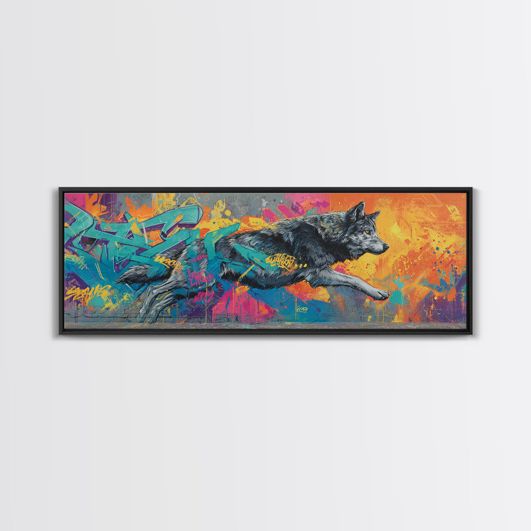 Illuminated Middle Eastern Night Market Painting Wall Art Framed Canvas Print Warm Vibrant Cultural Decor