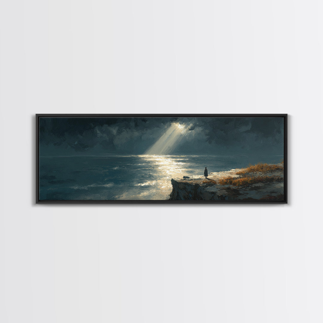 Panoramic City Street Alley With Bold Owl Mural Vibrant Urban Wall Art Painting Framed Canvas Print For Modern Apartment Or Office Decor