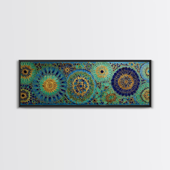 Intense Elemental Battle Between Fire And Ice Sorcerers Fantasy Wall Art Canvas Print For Dramatic Home Decor And Game Room