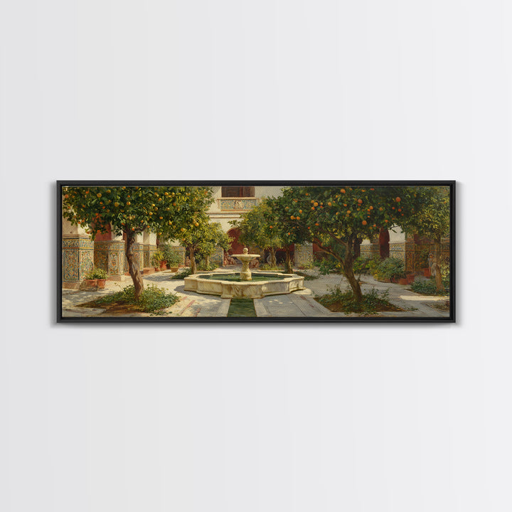 Classic European Cityscape With Modern Skyline And Glowing Lights At Dusk - Elegant Wall Art Framed Canvas Print For Living Room Decor