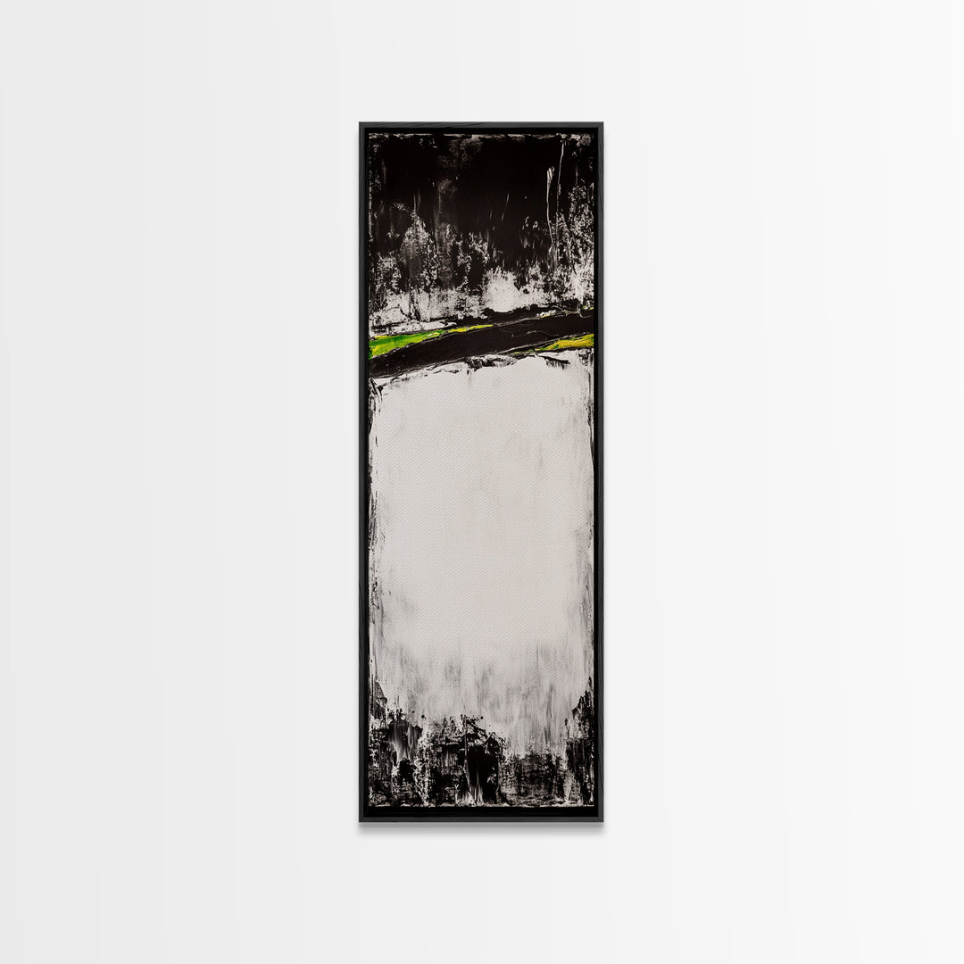 Abstract, Minimalist, Canvas Print, Black and White Wall Art, Contemporary Painting, Office Wall Decor, Monochrome Art, Living Room Art