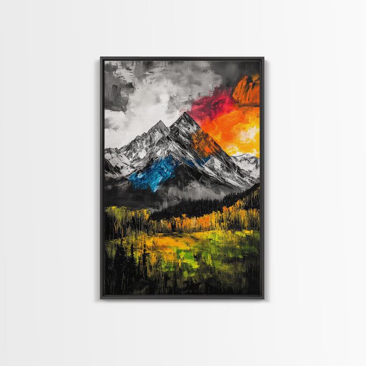 Abstract Ocean, Blue Waves, Coastal Art, Canvas Print, Beach Wall Decor, Modern Seascape, Minimalist Painting, Living Room Art