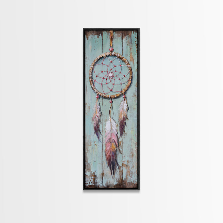 Boho Dreamcatcher With Feathers Wall Art, Spiritual Decor, Southwestern Wall Decor, Whimsical Nursery Art, Housewarming Gift