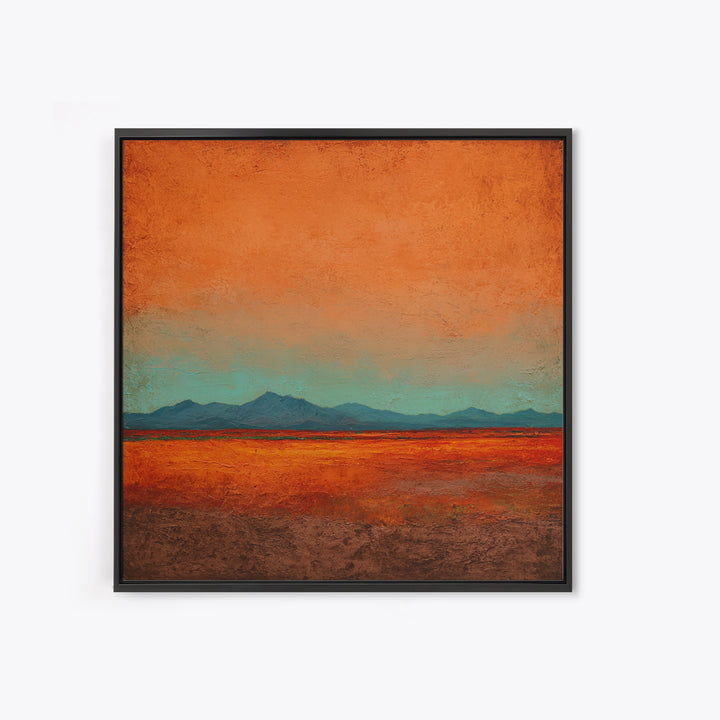Dreamy Desert Sunset Canvas Print, Above Bed Art, Whimsical Decor, Bedroom Decor, Fine Art, Serenity, Bedroom Wall Decor, ABA-1x1-31