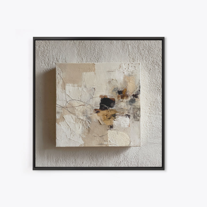 Minimal Two Figure Line Drawing Framed Canvas Print, Above Bed Art, Home Decor, Bedroom Decor, Fine Art, Serenity, ABA-1x1-32