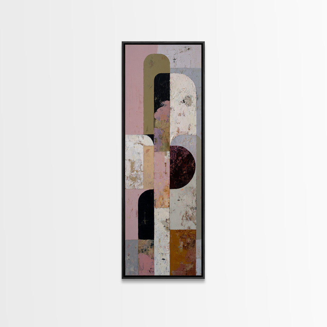 Neutral Abstract Arches Canvas Print, Above Bed Art, Printable Wall Art, Bedroom Decor, Fine Art, Serenity, Whimsical Decor, ABA-1x3-40