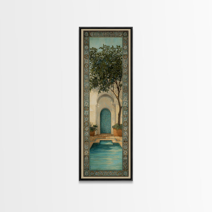 Oversized Lavender Field Framed Canvas Print, Above Bed Art, Whimsical Decor, Bedroom Decor, Serenity, Bedroom Wall Decor, ABA-1x3-79