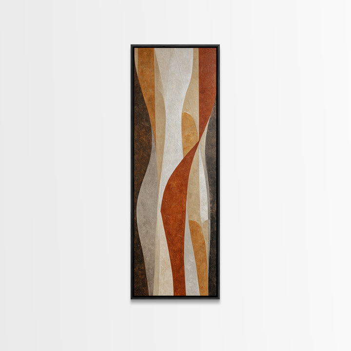Neutral Abstract Arches Canvas Print, Above Bed Art, Living Room Decor, Bedroom Decor, Abstract Art, Serenity 388, ABA-1x3-88