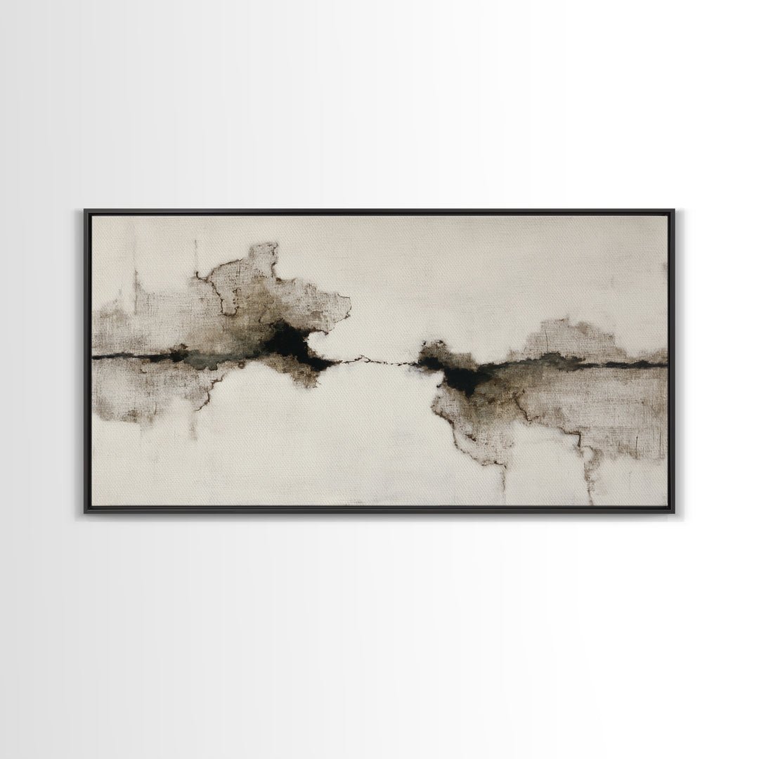 Minimal Two Figure Line Drawing Canvas Print, Above Bed Art, Living Room Decor, Bedroom Decor, Serenity 176, Piece Wall Art, ABA-2x1-76