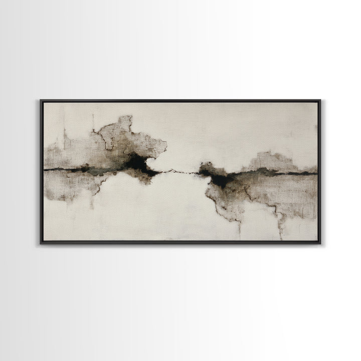Minimal Two Figure Line Drawing Canvas Print, Above Bed Art, Living Room Decor, Bedroom Decor, Serenity 176, Piece Wall Art, ABA-2x1-76