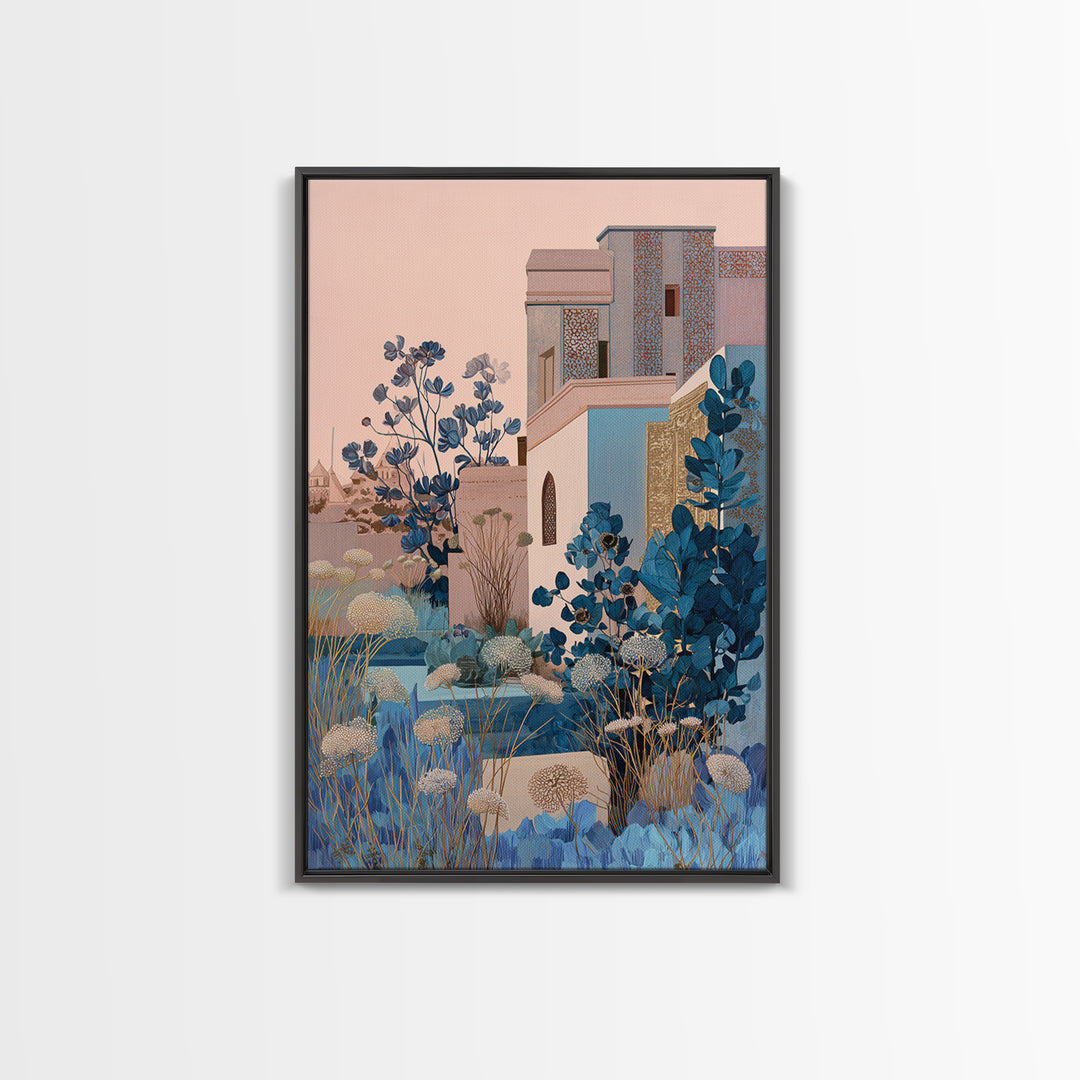 Oversized Lavender Field Framed Canvas Print, Above Bed Art, Room Decor, Bedroom Decor, Oil Painting, Serenity, Large Wall Art, ABA-2x3-51