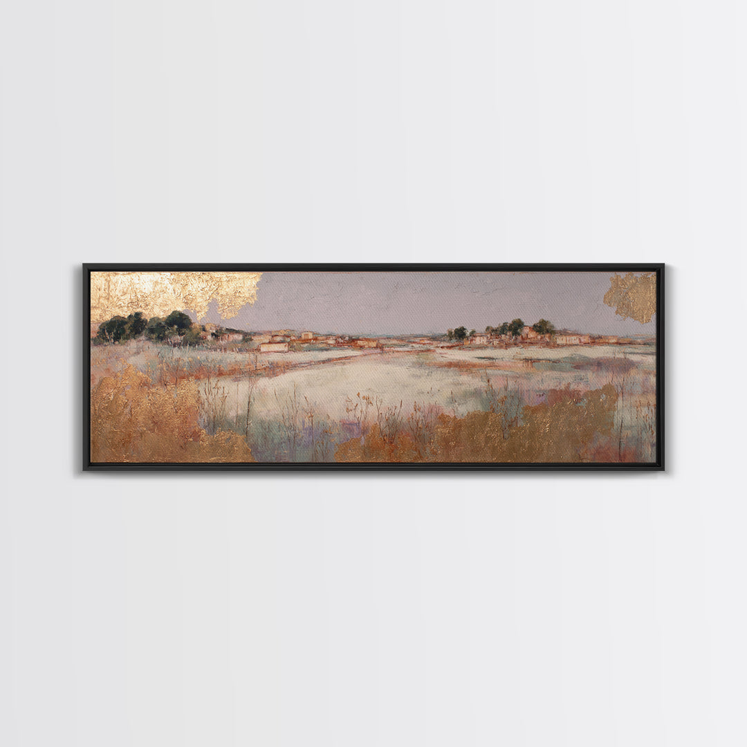 Oversized Lavender Field Framed Canvas Print, Above Bed Art, Wall Art, Bedroom Decor, Fine Art, Serenity, Digital Print, ABA-3x1-59