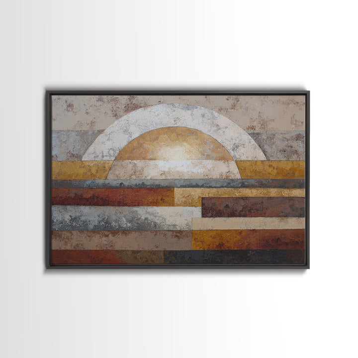 Neutral Abstract Arches Canvas Print, Above Bed Art, Boho Wall Art, Bedroom Decor, Fine Art, Serenity, Above Bed Decor, ABA-3x2-32