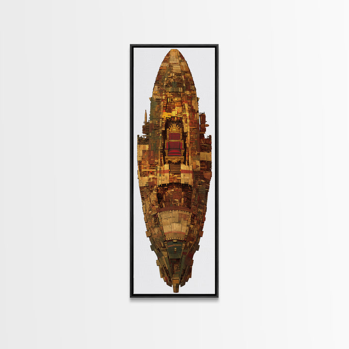 Ornate African Shield Throne Relic Wall Art, African Tribal Art Print, Afrocentric Decor, Cultural Home Decor Gift, Statement Piece