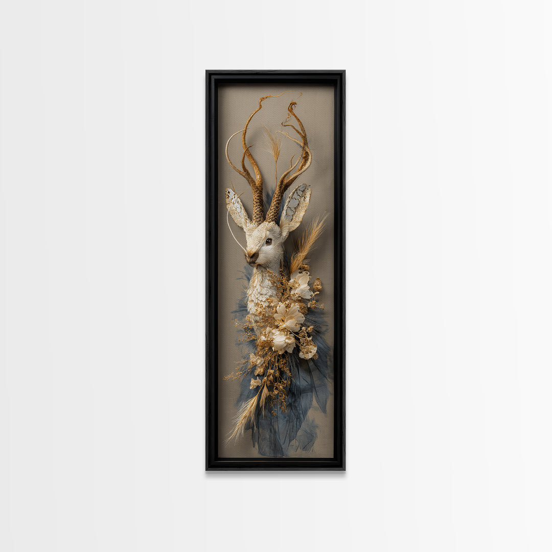 Butterfly Specimen Composition Framed Canvas Print, Animal Art, Printable Art, Living Room Decor, Fine Art, Creature, ANI-1x3-83