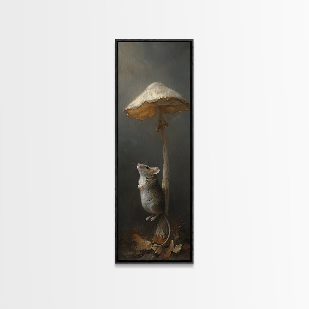 Tiny Field Mouse Canvas Print, Animal Art, Fine Art Print, Living Room Decor, Fine Art, Creature, Wall Decor, Digital Prints, ANI-1x3-94