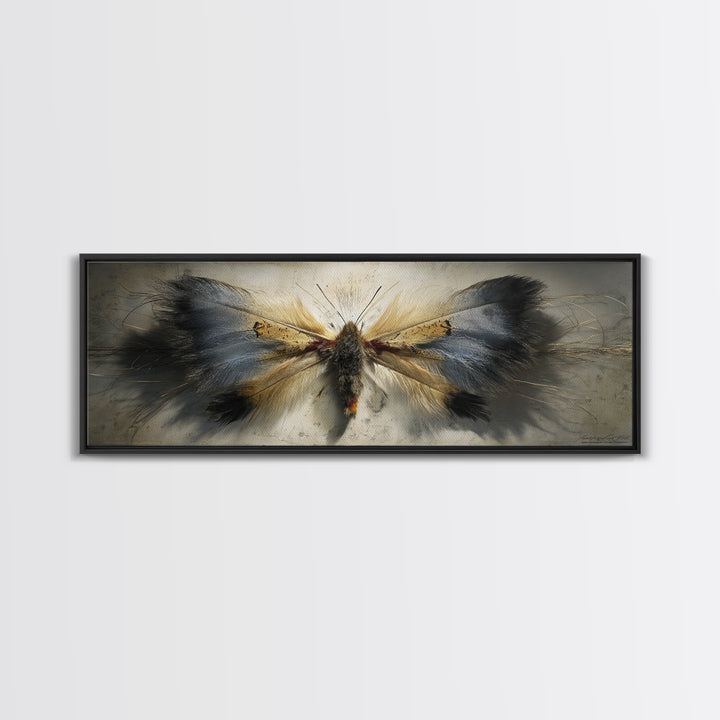 Butterfly Specimen Composition Canvas Print, Animal Art, Fine Art Print, Living Room Decor, Fine Art, Creature, Wall Decor, ANI-3x1-39