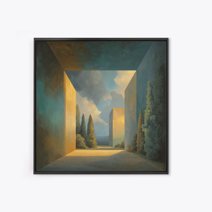 Surreal Dream Landscape Framed Canvas Print, Art, Wall Art for Mom, Living Room Decor, Fine Art, Wood Wall Art, ART-1x1-11