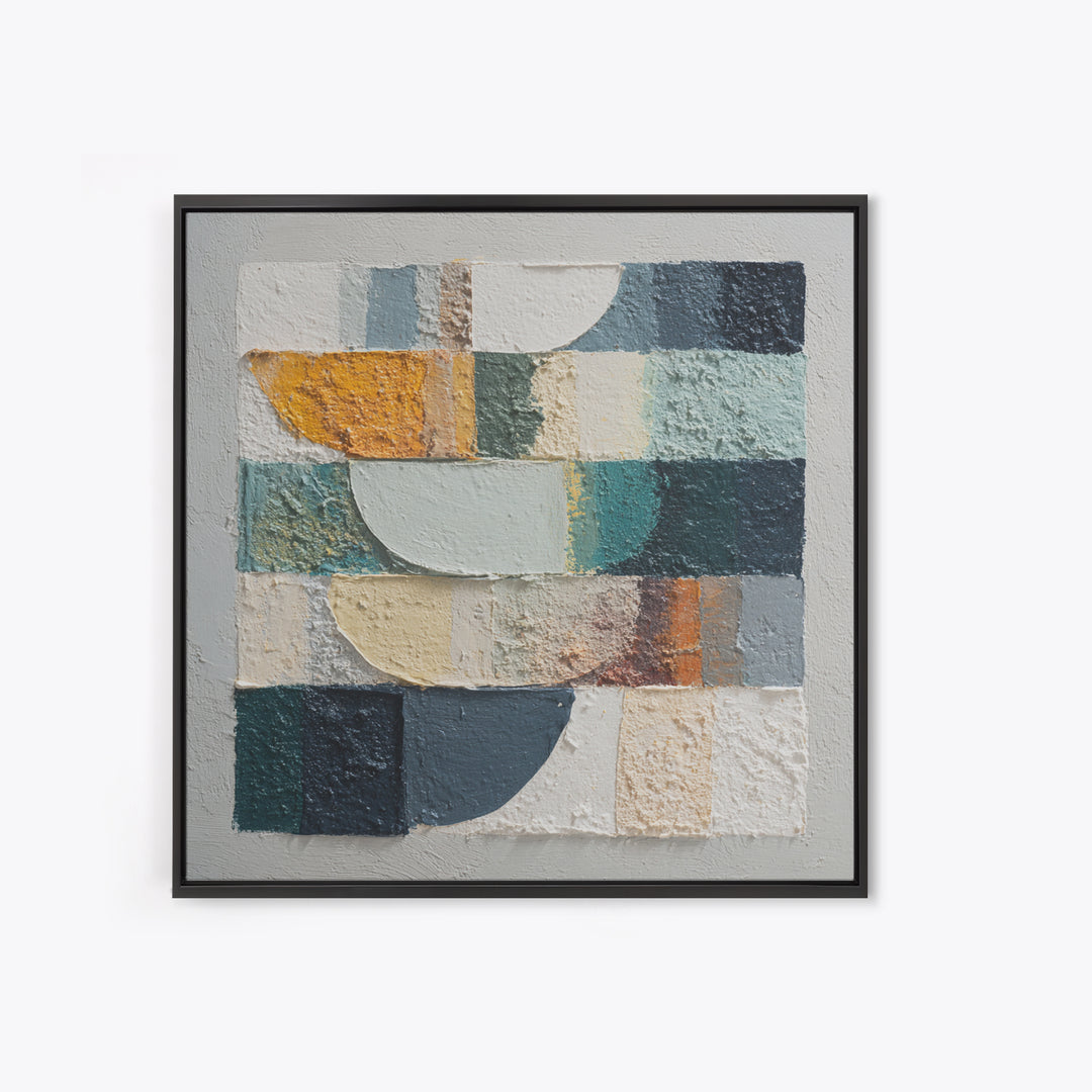 Textured Neutral Abstraction Canvas Print, Art, Ai Art, Living Room Decor, Abstract Art, Home Decor, Gallery Decor, ART-1x1-13