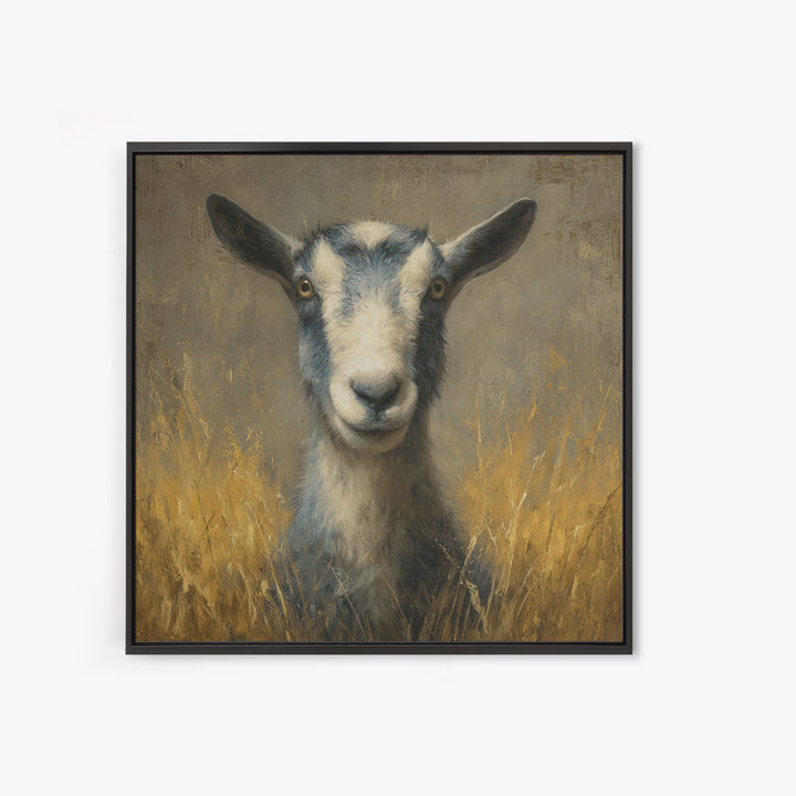 Elegant Animal Portrait Framed Canvas Print, Art, Ai Art, Living Room Decor, Fine Art, Home Decor, Gallery Decor, ART-1x1-42