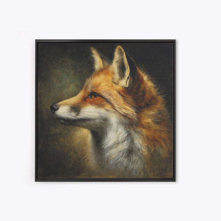 Elegant Animal Portrait Framed Canvas Print, Art, Ai Art, Living Room Decor, Fine Art, Home Decor, Gallery Decor, ART-1x1-66
