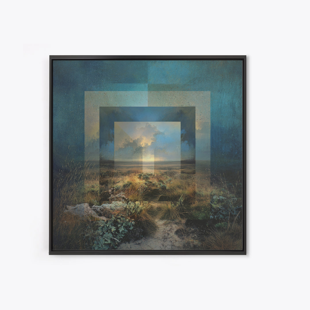 Surreal Dream Landscape Framed Canvas Print, Art, Wall Decor, Living Room Decor, Oil Painting, Wall Art, Art Prints, ART-1x1-83