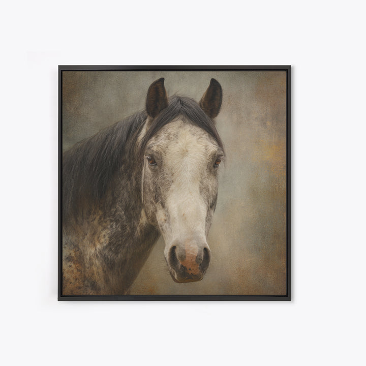 Elegant Animal Portrait Canvas Print, Art, Printable Art, Living Room Decor, Fine Art, Statement Artwork, Boho Decor, ART-1x1-90