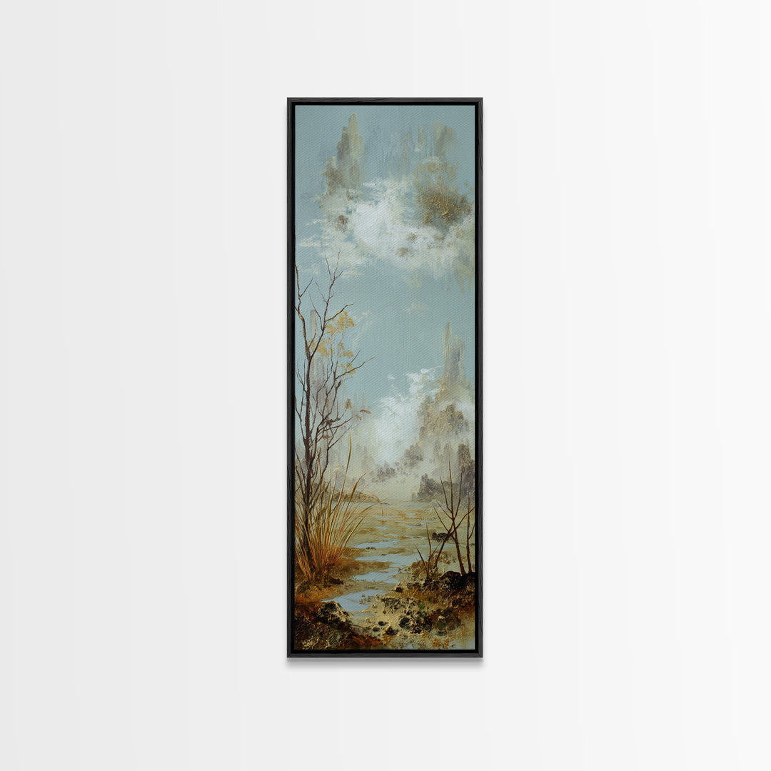 Surreal Dream Landscape Canvas Print, Art, Boho Decor, Living Room Decor, Fine Art, Printable Wall Art, Wall Art Prints, ART-1x3-23