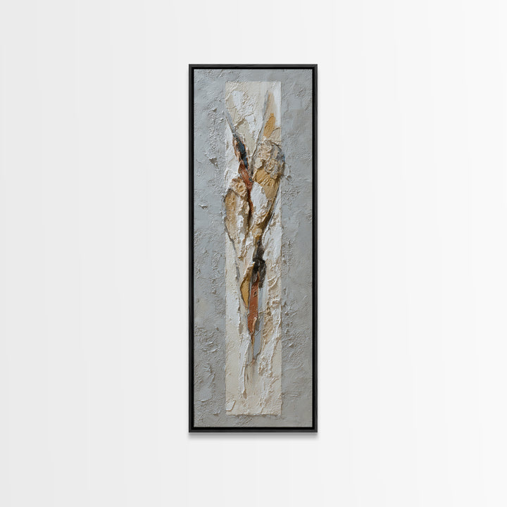 Textured Neutral Abstraction Canvas Print, Art, Textured Painting, Living Room Decor, Abstract Art, Digital Wall Art, ART-1x3-25