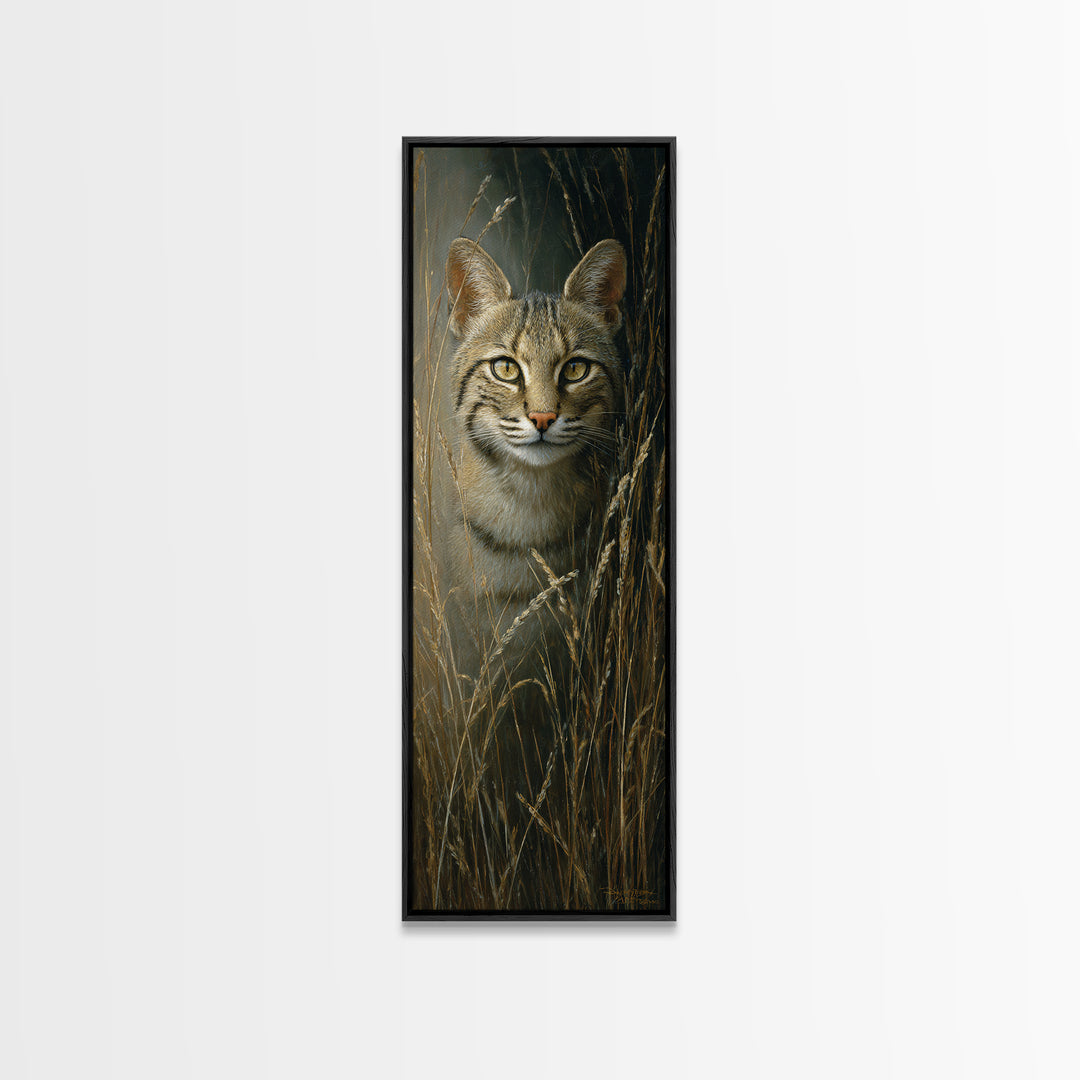 Elegant Animal Portrait Framed Canvas Print, Art, Textured Wall Art, Living Room Decor, Oil Painting, Gallery Decor, ART-1x3-30