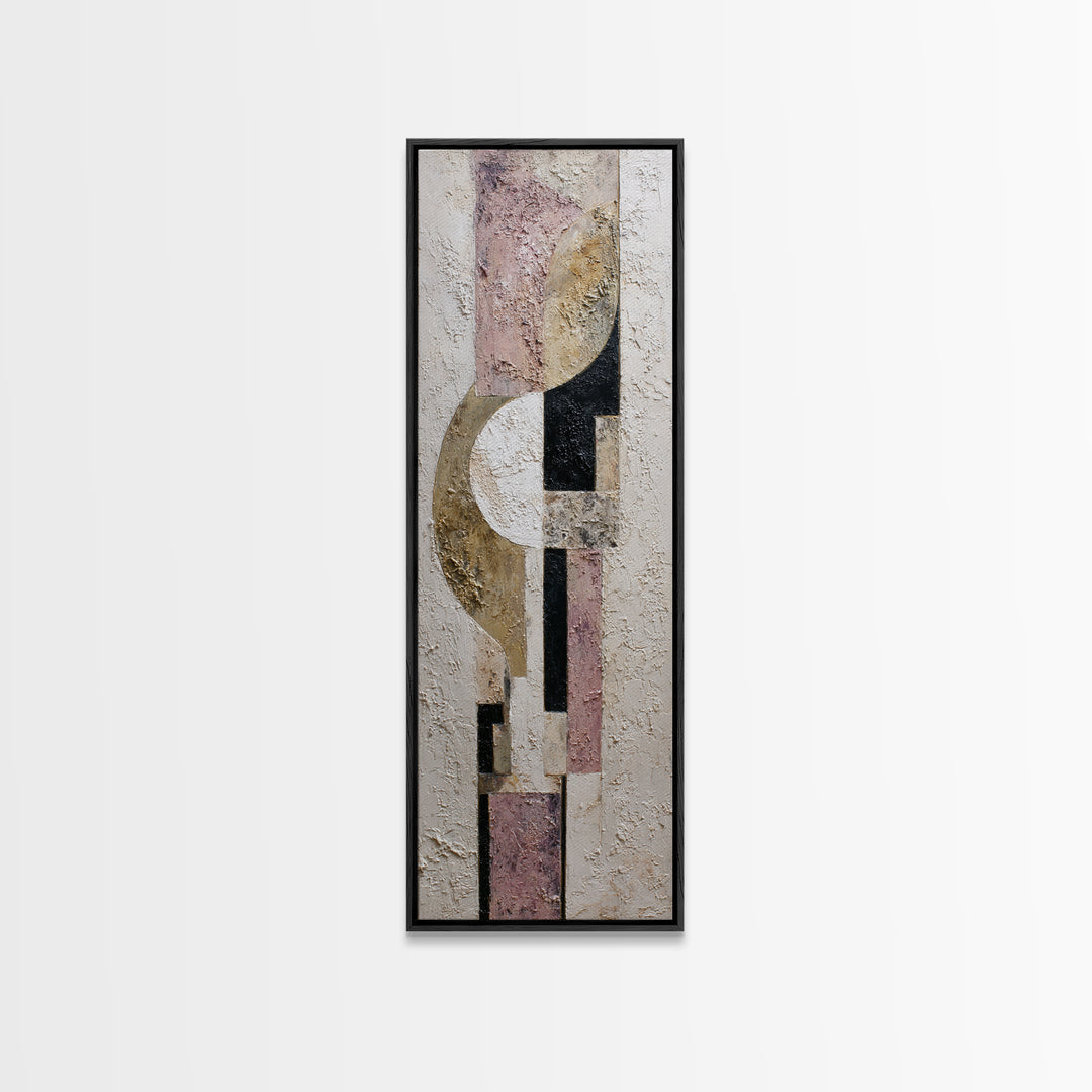 Textured Neutral Abstraction Canvas Print, Art, Textured Wall Art, Living Room Decor, Abstract Art, Gallery Decor, ART-1x3-49