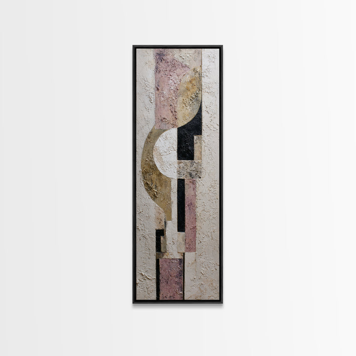 Textured Neutral Abstraction Canvas Print, Art, Textured Wall Art, Living Room Decor, Abstract Art, Gallery Decor, ART-1x3-49