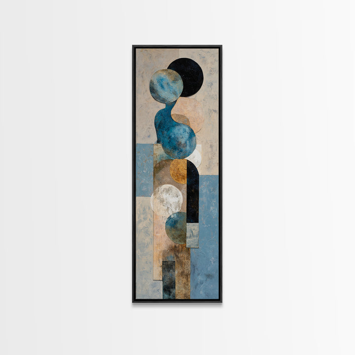 Abstract Water Forms Canvas Print, Art, Wall Art, Living Room Decor, Fine Art, Original Art, Art Nouveau, Framed Wall Art, ART-1x3-55