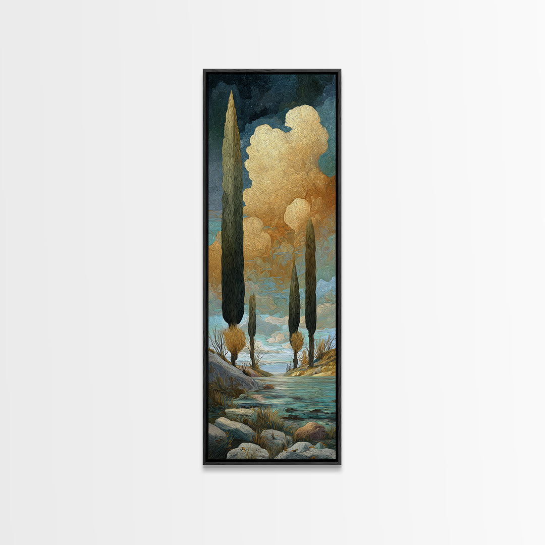 Surreal Dream Landscape Framed Canvas Print, Art, Wall Art for Mom, Living Room Decor, Fine Art, Wood Wall Art, ART-1x3-71