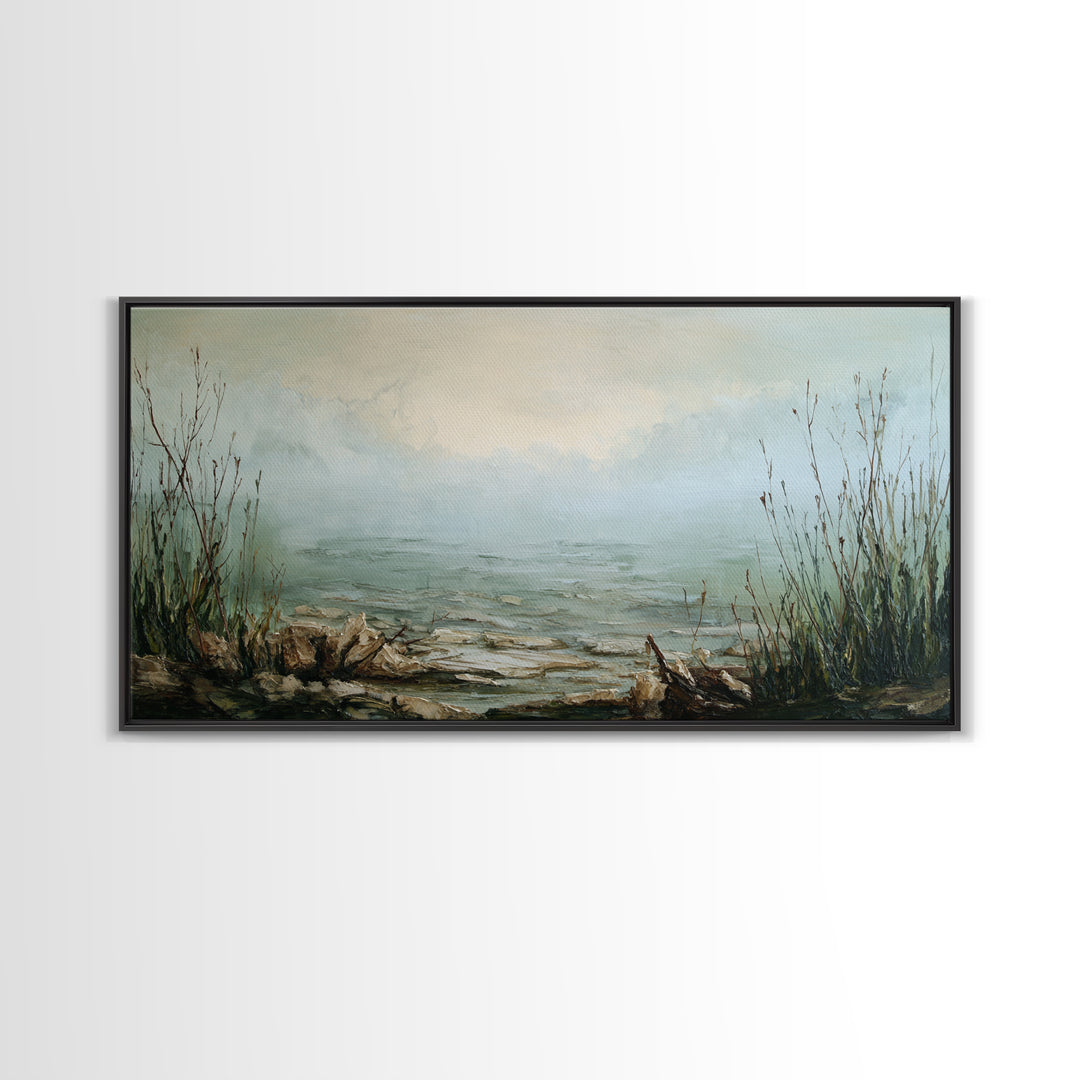 Surreal Dream Landscape Canvas Print, Art, Printable Wall Art, Living Room Decor, Watercolor Art, Canvas Art, ART-2x1-31